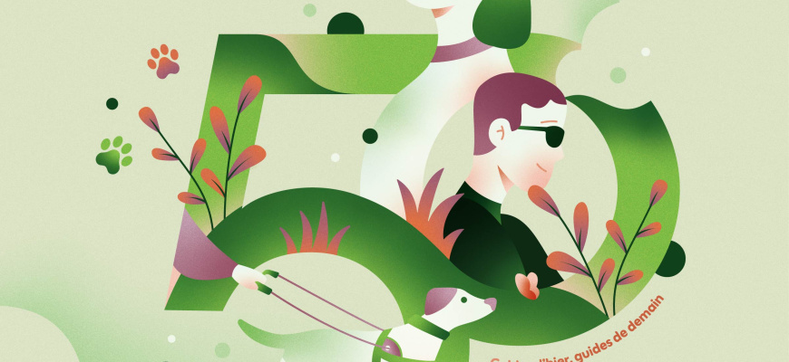 Les Chiens Guides d'Aveugles de l'Ouest fêtent leurs 50 ans ! Animation
