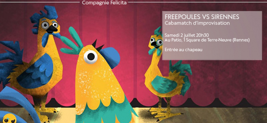 Freepoules Vs SIRennes - Cabamatch d&#039;improvisation Théâtre