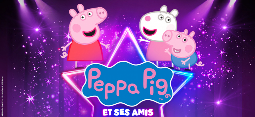 Peppa Pig, Georges, Suzy et leurs amis sur scène Concert jeune public