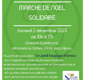 Image Marché de noel solidaire Marché/Vente