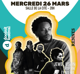 Dooinit Festival - Jewel Usain / Triptik / Lynx IRL