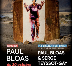 Image Ligne de front - Duo guitare-pinceaux avec Paul Bloas & Serge Teyssot-Gay Rock/Pop/Folk