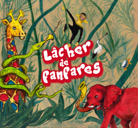 Lâcher de fanfares. 6 fanfares sont lâchées dans les rues